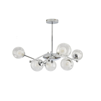 Sputnik Chandelier - Modern Design, Adjustable Brightness, 6 Lights