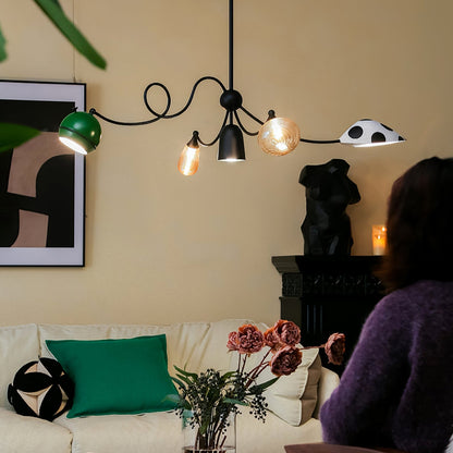Artistic Chandelier with Adjustable Brightness and Unique Design