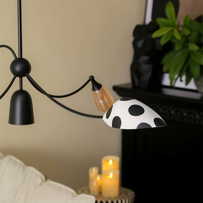 Artistic Chandelier with Adjustable Brightness and Unique Design