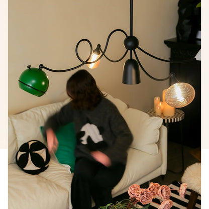 Artistic Chandelier with Adjustable Brightness and Unique Design