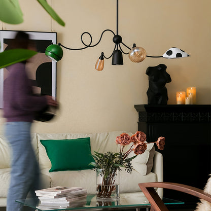 Artistic Chandelier with Adjustable Brightness and Unique Design