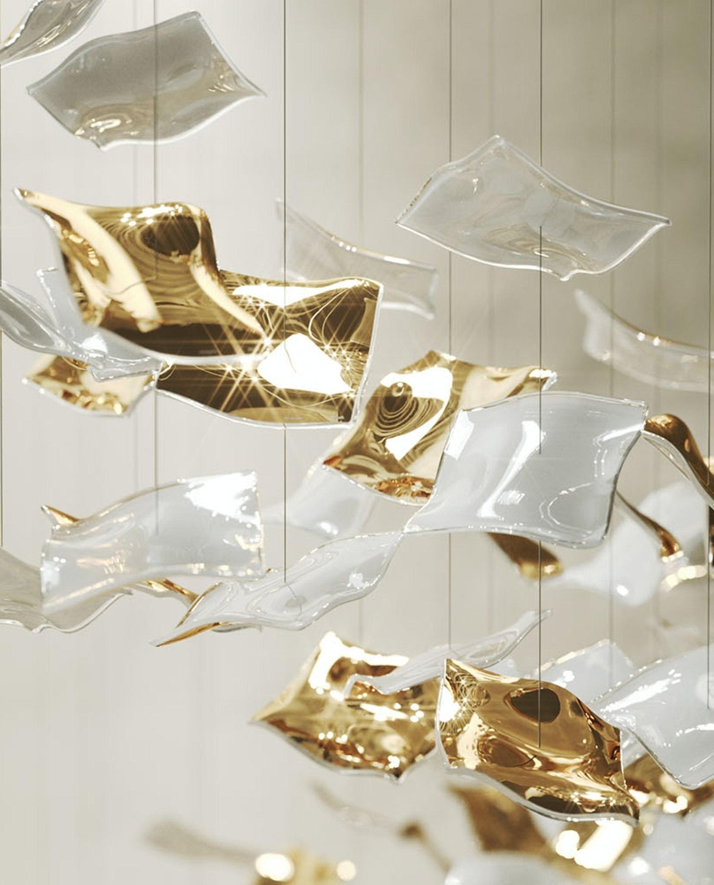 Whispering Kerchiefs Chandelier - Elegant Design with Adjustable Heigh