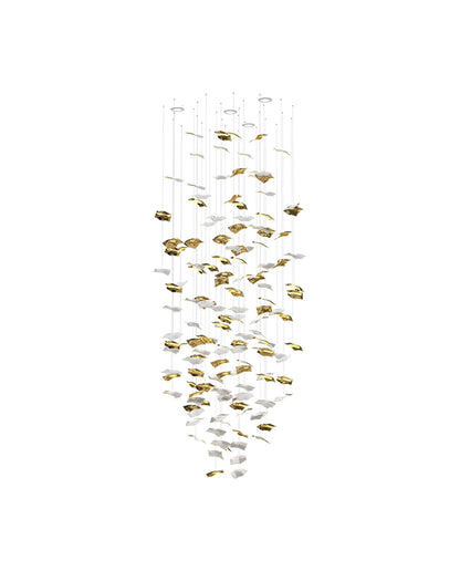 Whispering Kerchiefs Chandelier - Elegant Design with Adjustable Heigh
