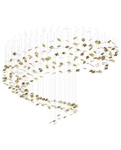 Whispering Kerchiefs Chandelier - Elegant Design with Adjustable Heigh