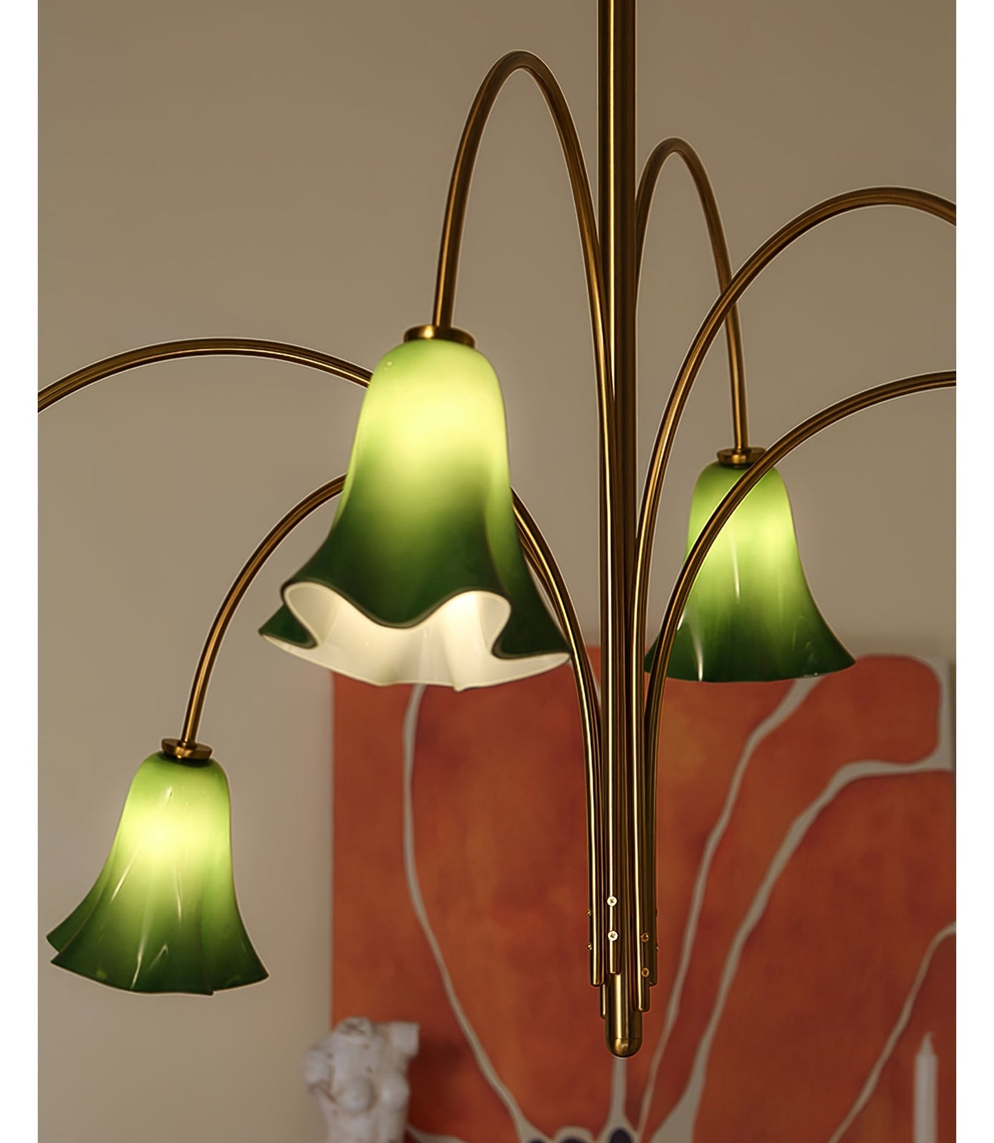 Willow Belle Chandelier - Elegant Lighting with Adjustable Height & Cr