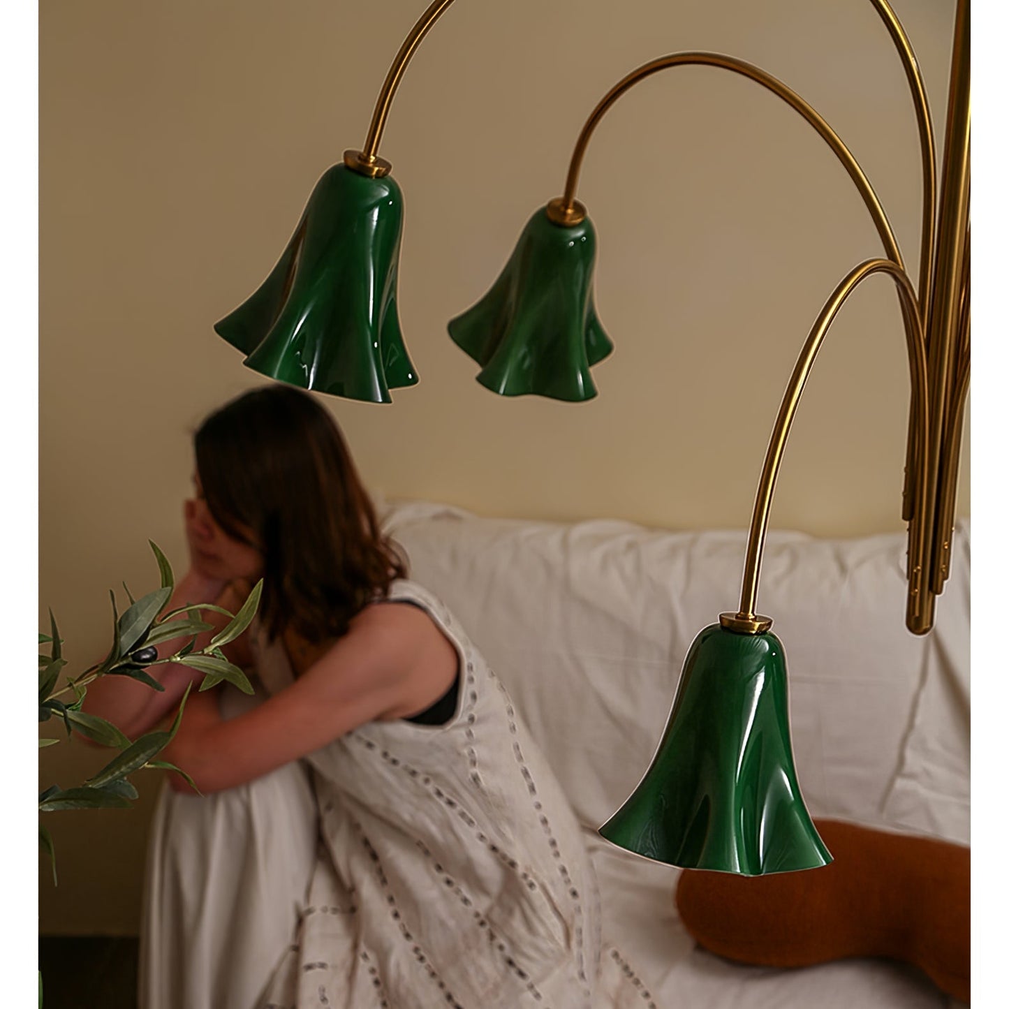 Willow Belle Chandelier - Elegant Lighting with Adjustable Height & Cr