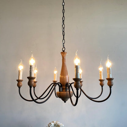Willowbrook Farmhouse Chandelier - Rustic Design with Adjustable Heigh