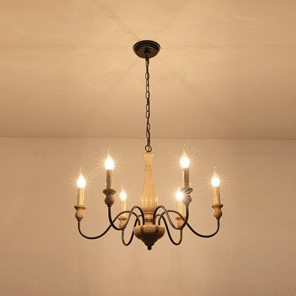 Willowbrook Farmhouse Chandelier - Rustic Design with Adjustable Heigh