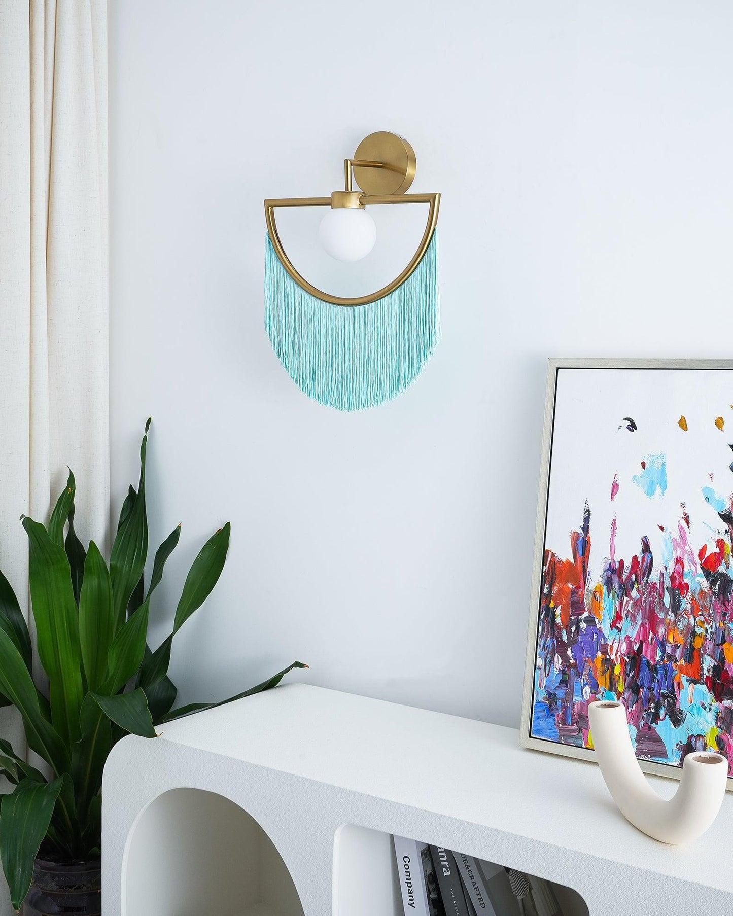 Wink Tassel Wall Lamp - Elegant Design with Adjustable Brightness