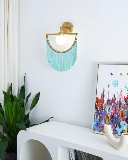 Wink Tassel Wall Lamp - Elegant Design with Adjustable Brightness