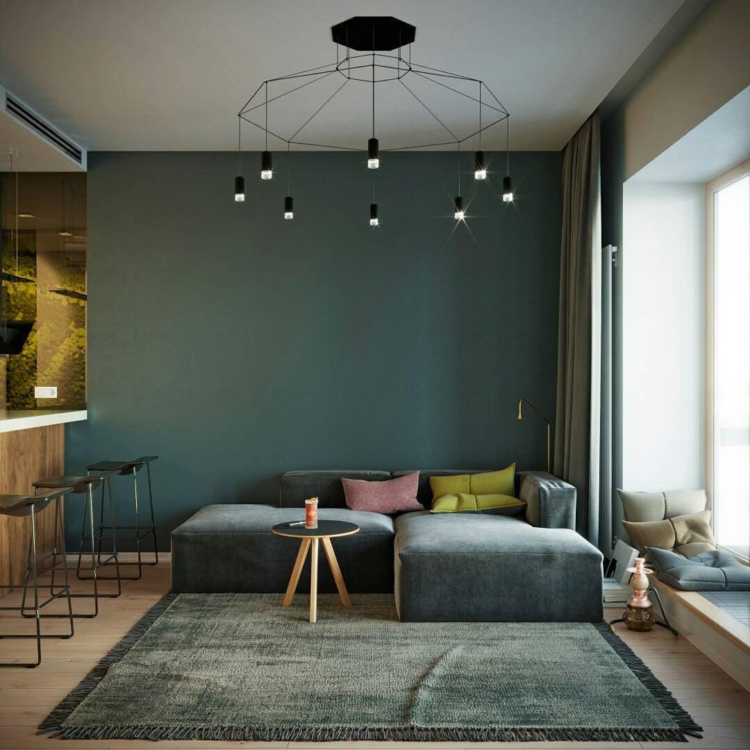 Geometric Lines Pendant Lamp - Adjustable Height, Energy-Efficient LED