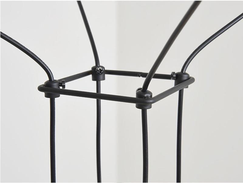 Geometric Lines Pendant Lamp - Adjustable Height, Energy-Efficient LED