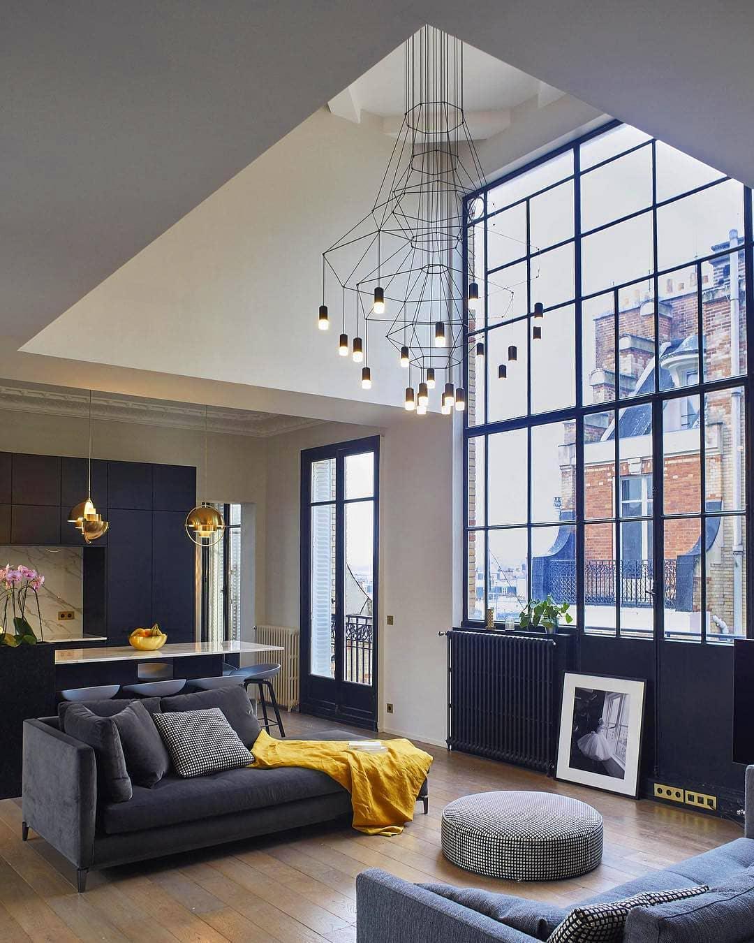 Elegant Lattice Chandelier with Adjustable Height and Crystal Accents