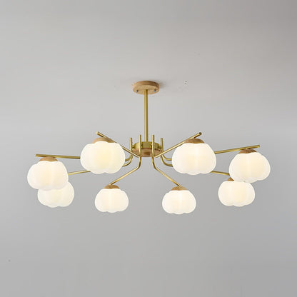 Elegant Plastic Cotton Balls Chandelier - Energy Efficient, Easy to In
