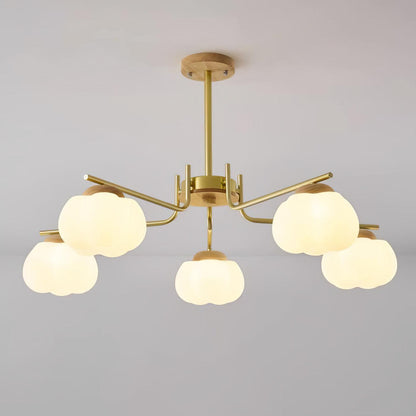 Elegant Plastic Cotton Balls Chandelier - Energy Efficient, Easy to In