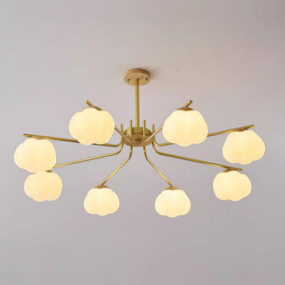 Elegant Plastic Cotton Balls Chandelier - Energy Efficient, Easy to In