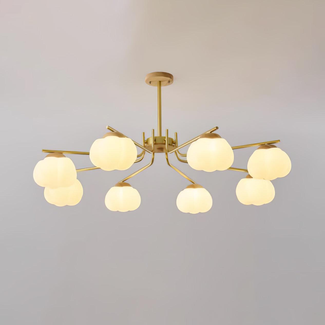 Elegant Plastic Cotton Balls Chandelier - Energy Efficient, Easy to In