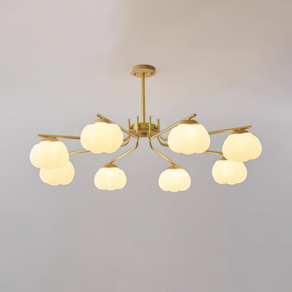 Elegant Plastic Cotton Balls Chandelier - Energy Efficient, Easy to In