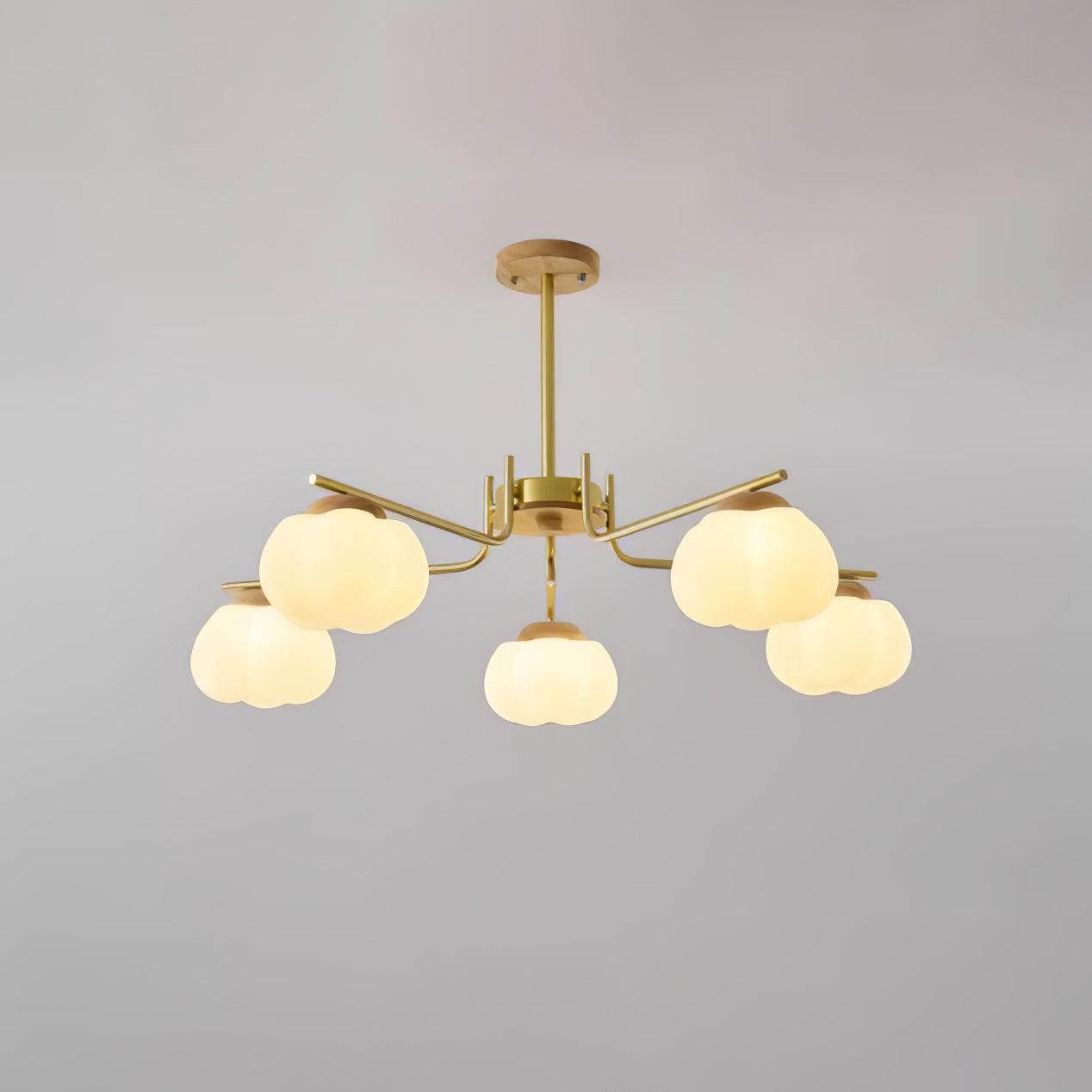 Elegant Plastic Cotton Balls Chandelier - Energy Efficient, Easy to In