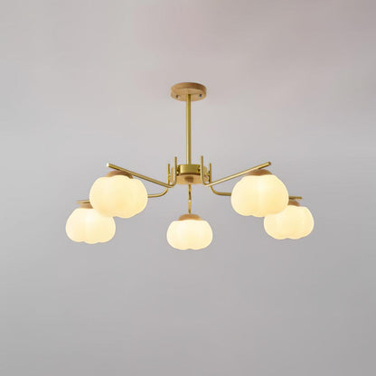 Elegant Plastic Cotton Balls Chandelier - Energy Efficient, Easy to In