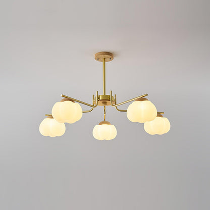 Elegant Plastic Cotton Balls Chandelier - Energy Efficient, Easy to In