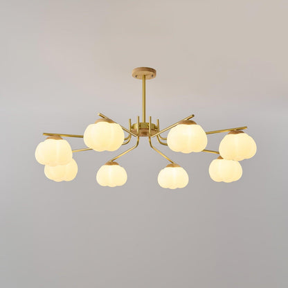 Elegant Plastic Cotton Balls Chandelier - Energy Efficient, Easy to In