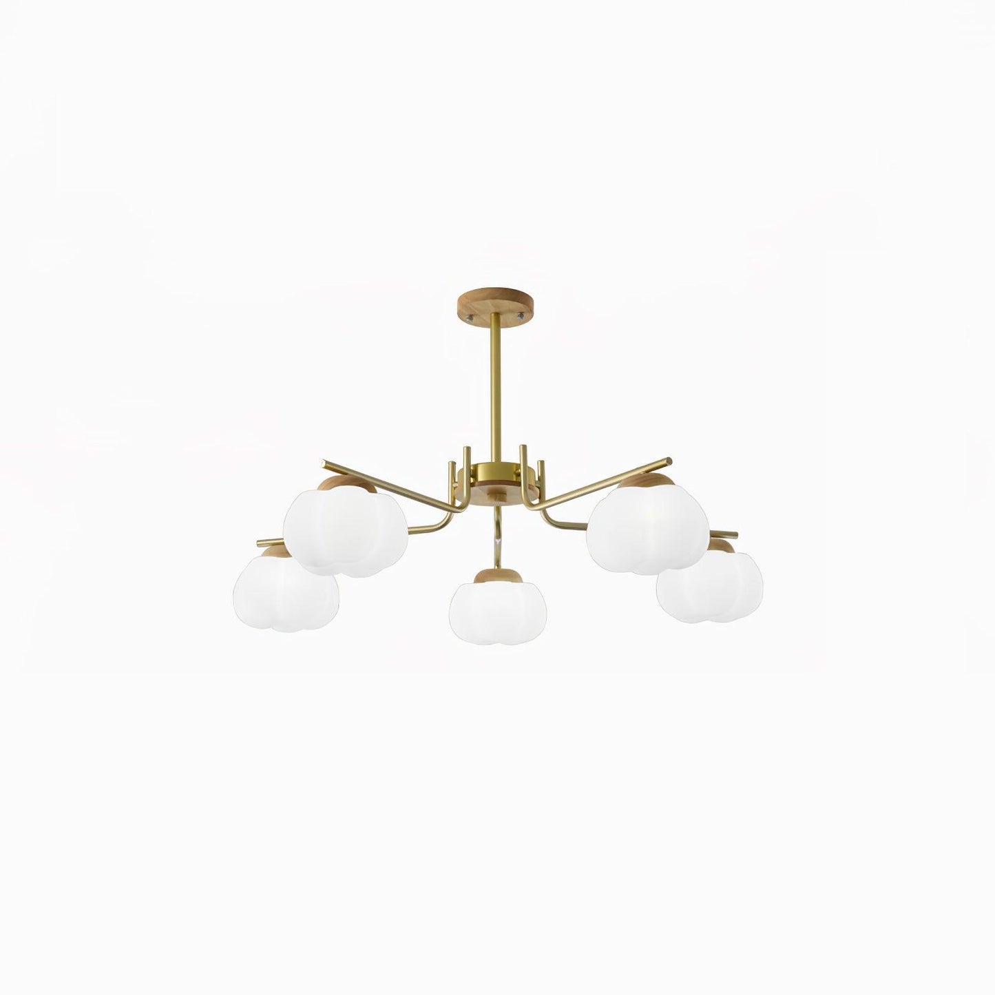 Elegant Plastic Cotton Balls Chandelier - Energy Efficient, Easy to In