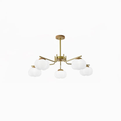 Elegant Plastic Cotton Balls Chandelier - Energy Efficient, Easy to In