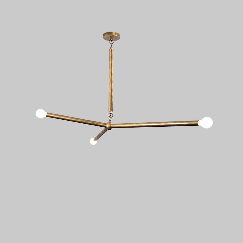Modern Wrapped Linear Chandelier - Dimmable LED, Adjustable Height