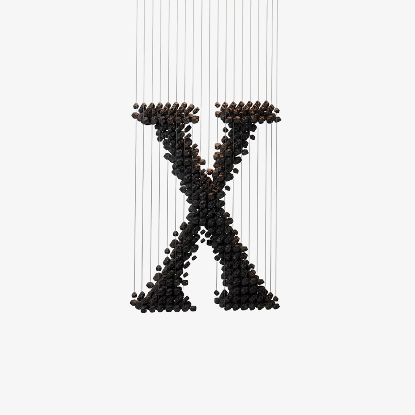 Charcoal Chandeliers X - Elegant Design with Adjustable Brightness