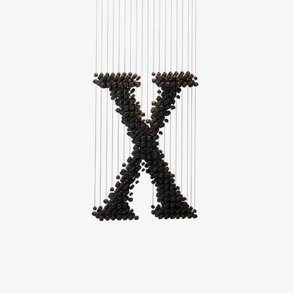 Charcoal Chandeliers X - Elegant Design with Adjustable Brightness