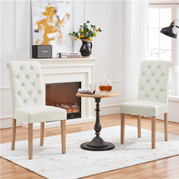 Dining Chairs Faux Leather Parsons Dining Chairs Position 1