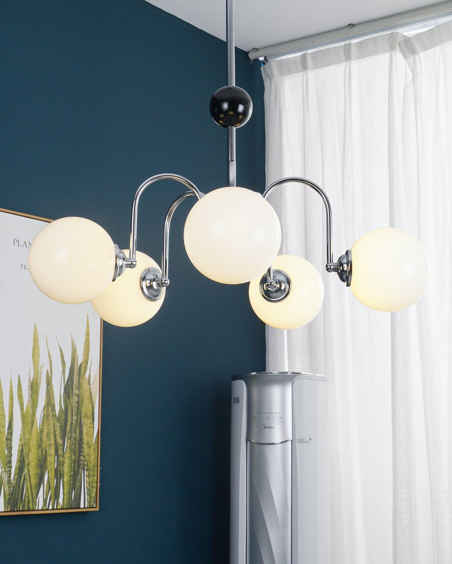 Yisu Modern Chandelier with Adjustable Height and Energy-Efficient LED