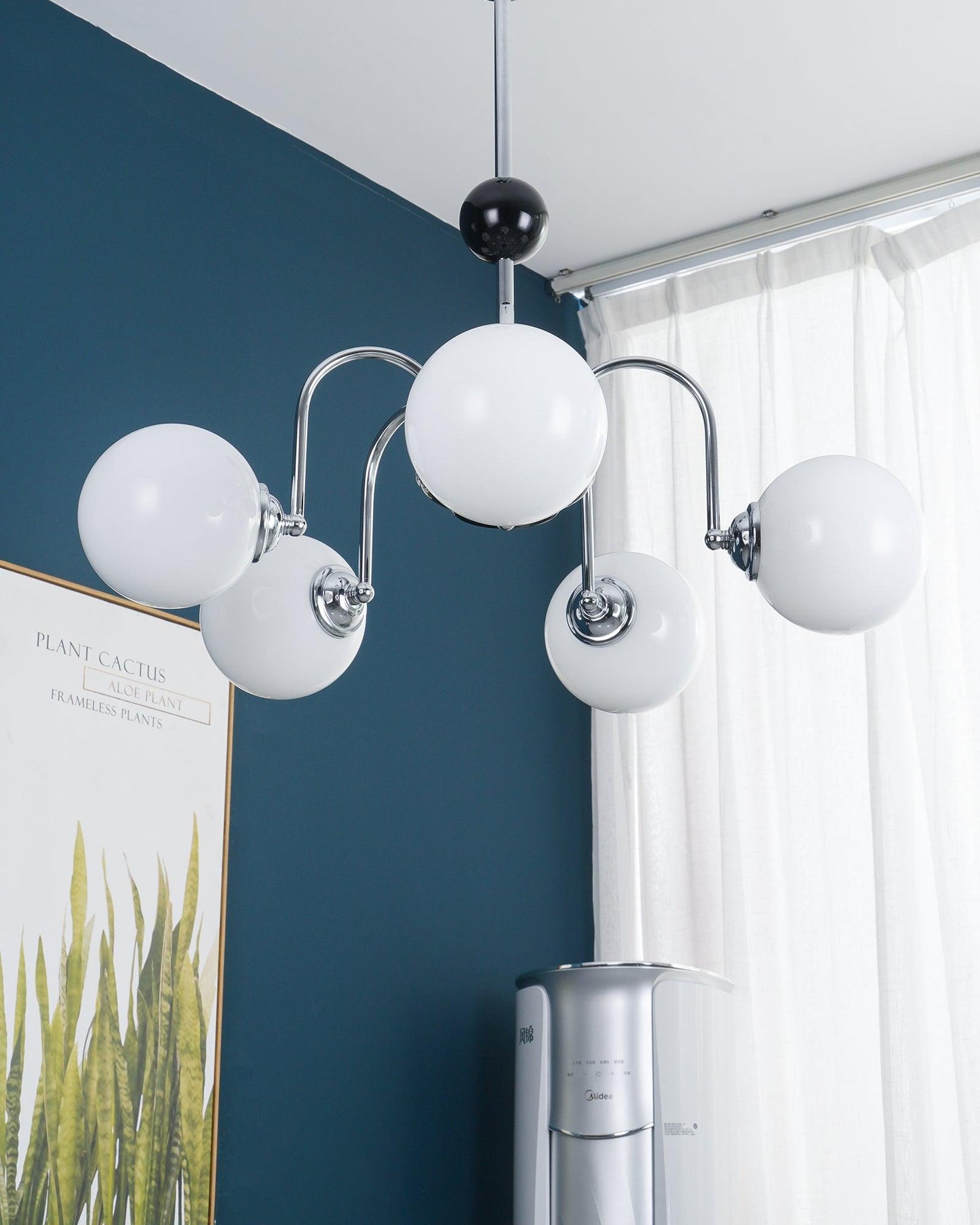 Yisu Modern Chandelier with Adjustable Height and Energy-Efficient LED