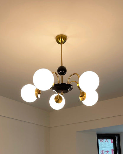 Yisu Modern Chandelier with Adjustable Height and Energy-Efficient LED