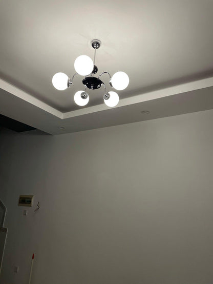 Yisu Modern Chandelier with Adjustable Height and Energy-Efficient LED