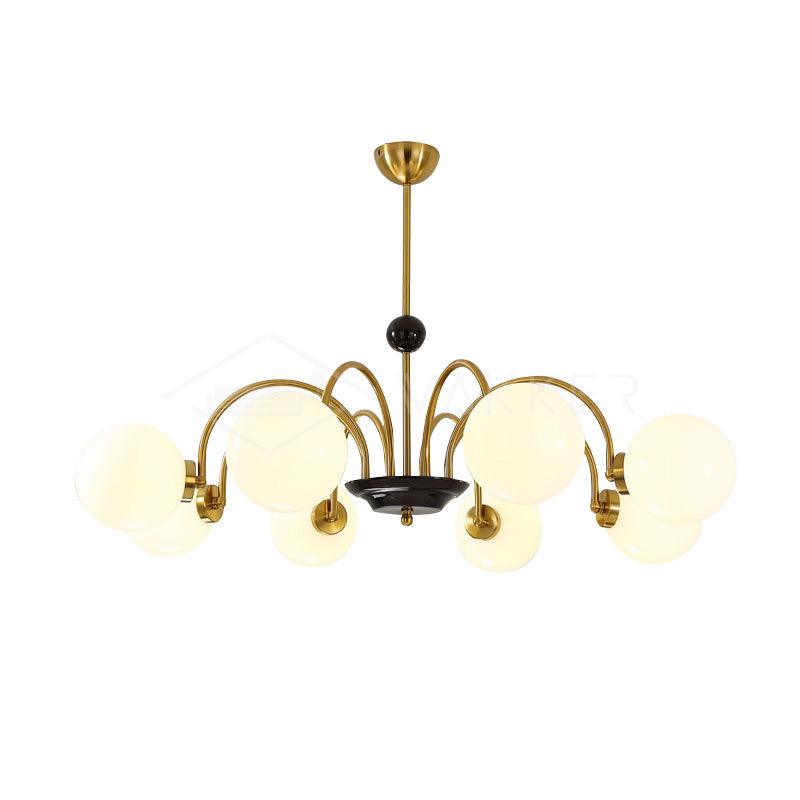 Yisu Modern Chandelier with Adjustable Height and Energy-Efficient LED