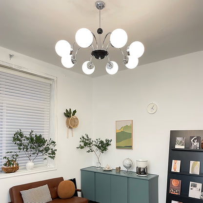 Yisu Modern Chandelier with Adjustable Height and Energy-Efficient LED