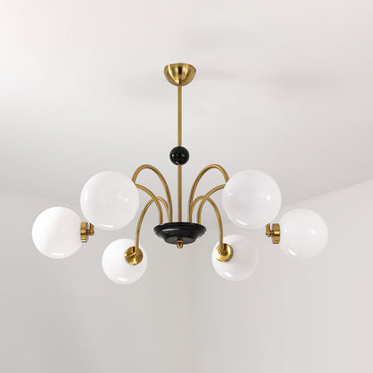 Yisu Modern Chandelier with Adjustable Height and Energy-Efficient LED