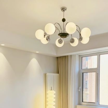 Yisu Modern Chandelier with Adjustable Height and Energy-Efficient LED