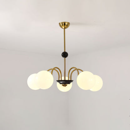 Yisu Modern Chandelier with Adjustable Height and Energy-Efficient LED