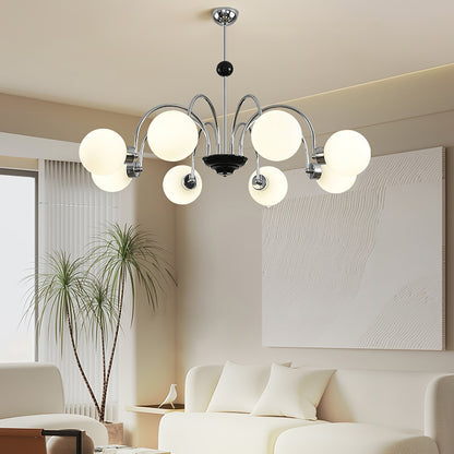 Yisu Modern Chandelier with Adjustable Height and Energy-Efficient LED