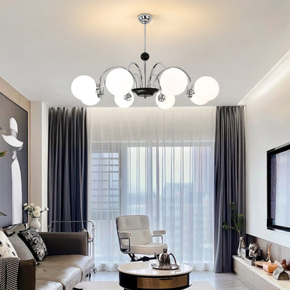 Yisu Modern Chandelier with Adjustable Height and Energy-Efficient LED