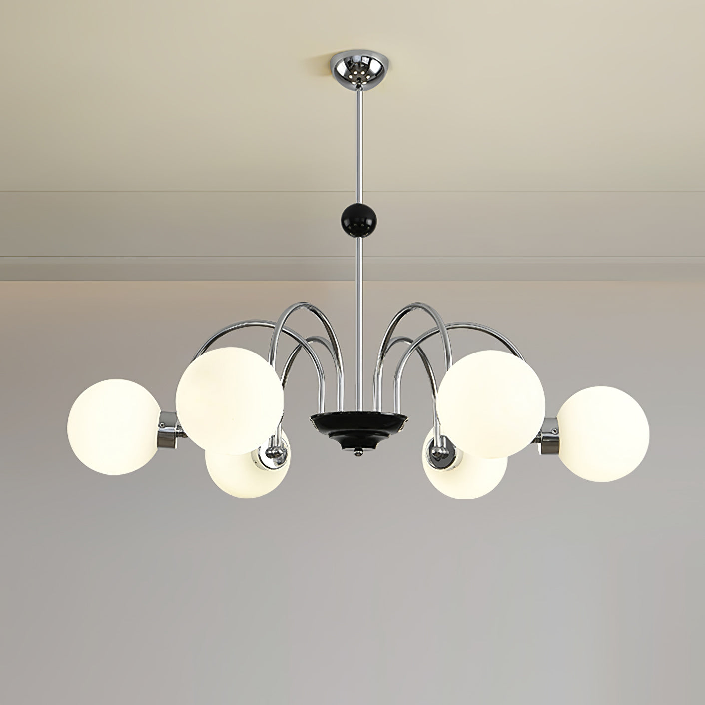 Yisu Modern Chandelier with Adjustable Height and Energy-Efficient LED