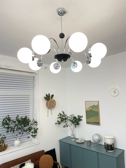 Yisu Modern Chandelier with Adjustable Height and Energy-Efficient LED