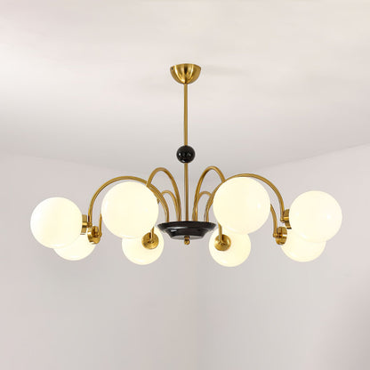 Yisu Modern Chandelier with Adjustable Height and Energy-Efficient LED