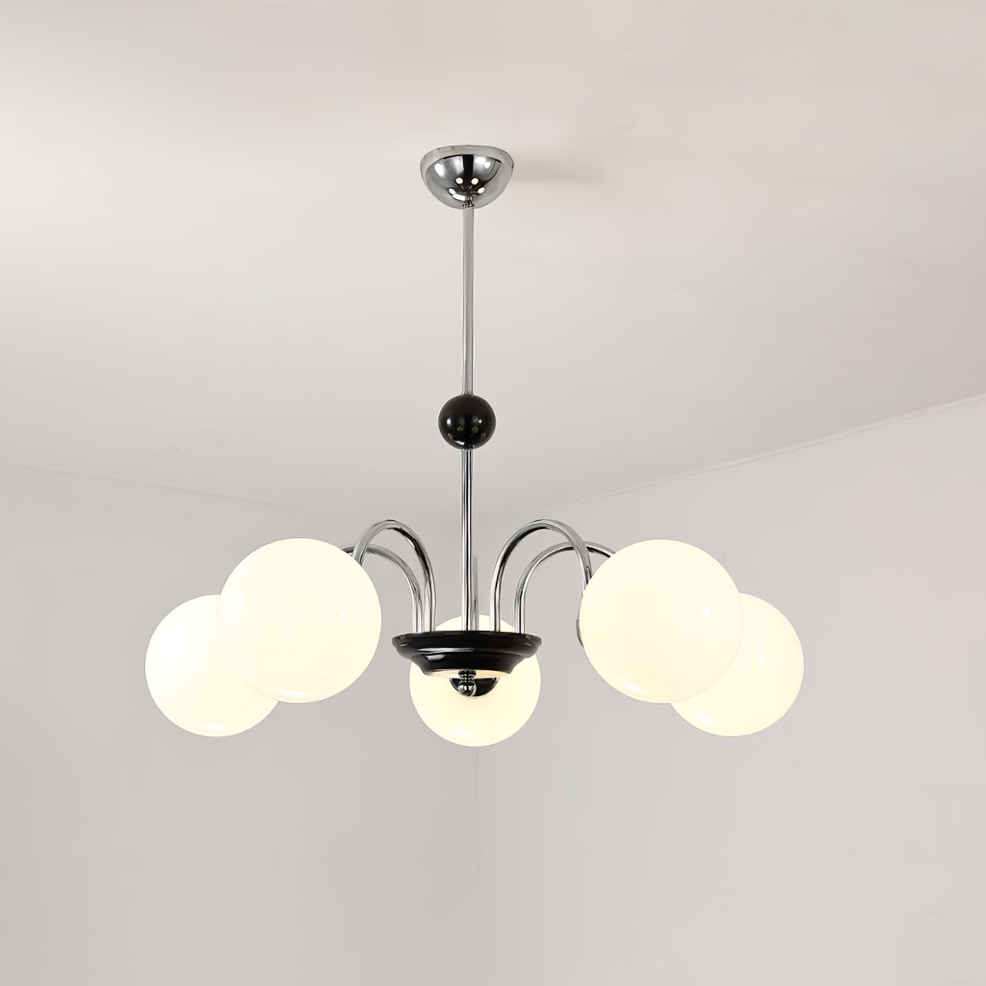 Yisu Modern Chandelier with Adjustable Height and Energy-Efficient LED