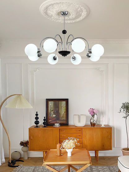 Yisu Modern Chandelier with Adjustable Height and Energy-Efficient LED