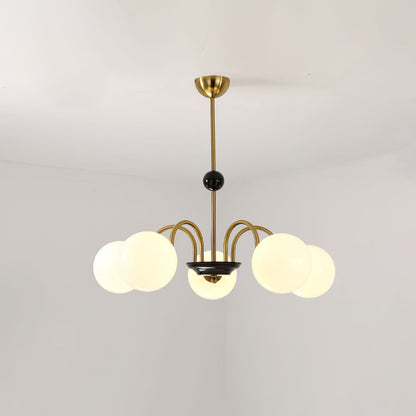 Yisu Modern Chandelier with Adjustable Height and Energy-Efficient LED