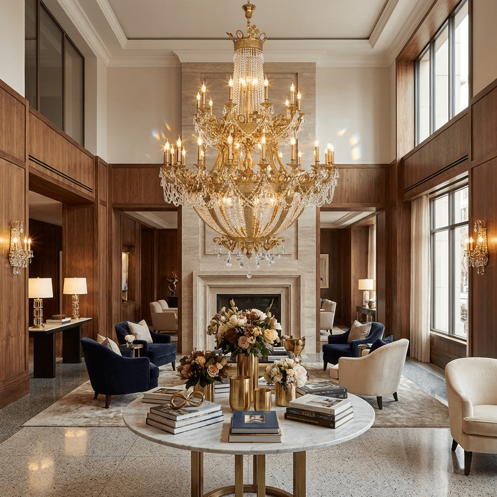 Zaira Opulent Chandelier - Elegant Crystal Design with Adjustable Heig